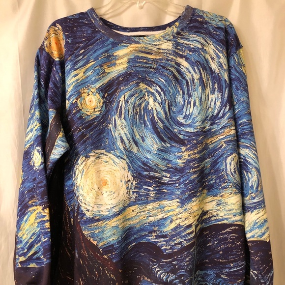 1991 Inc. Tops - “Van Gogh - Starry Night” sweatshirt.
